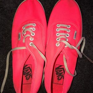 Neon Pink Vans